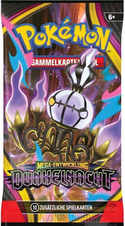 Pokemon Mega Entwicklung Dunkelnacht 5 Booster Packs - Deutsch NEU & OVP und BB-Toy-Trades-Toploader
