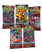 Pokemon Mega Entwicklung Dunkelnacht 5 Booster Packs - Deutsch NEU & OVP und BB-Toy-Trades-Toploader