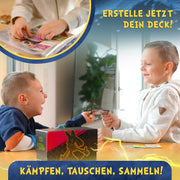 Pokemon Karten deutsch 50 Verschiedene Original Pokemon Karten + 1 V, VMAX, VSTAR oder Gx + 1 Selten + 3 Holo Rare 1 zufällige Pikachu, Glumanda, Bauz, Evoli aktuelle Sets + 1 Heartforcards® Toploader